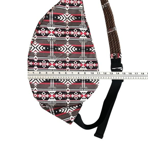Kavu Rope Sling Bag Southwest Aztec Geometric Pockets Travel Backpack‎ - Picture 12 of 14